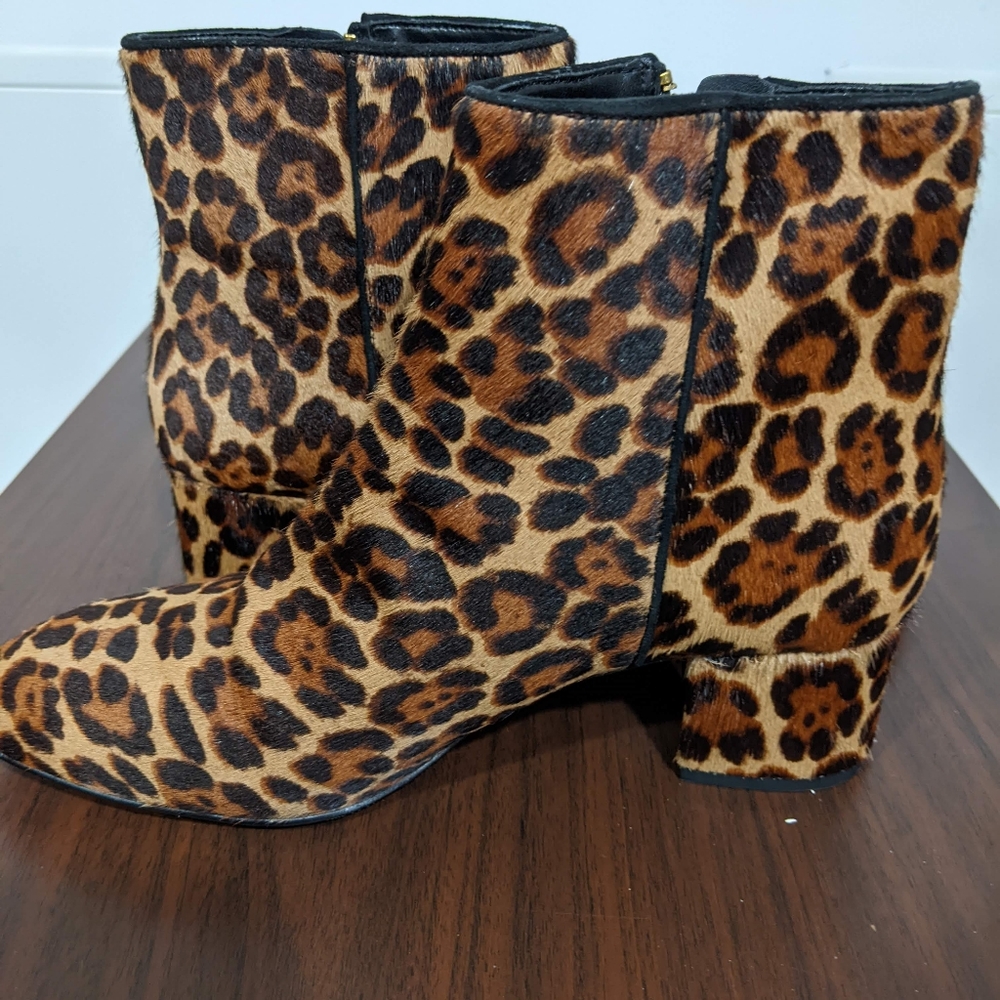 Ann Taylor: Ankle Bootie, Leopard Print - image 2
